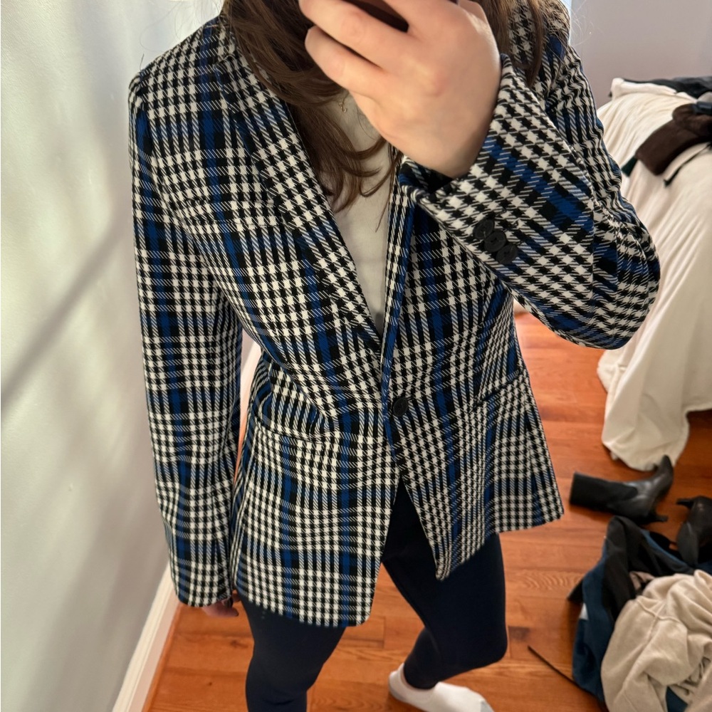 Banana Republic checkered blazer